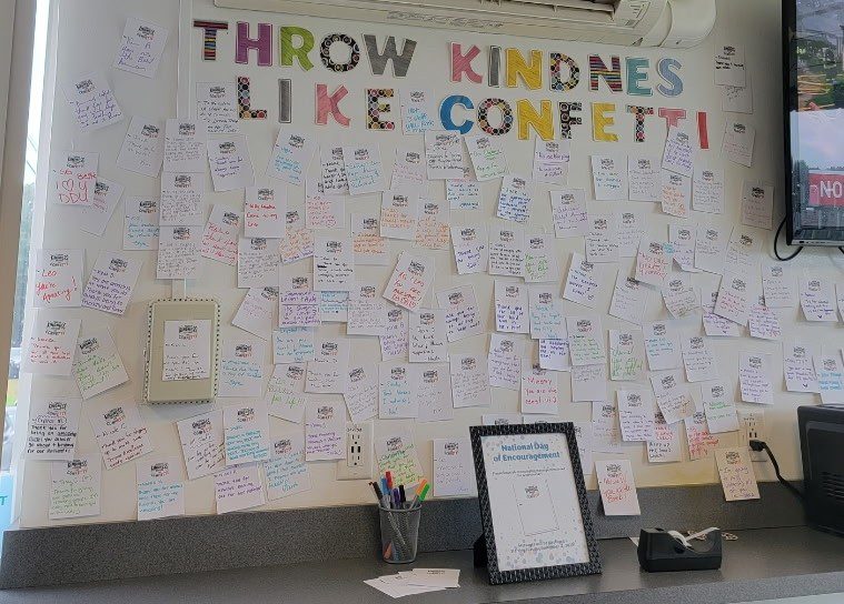 throw kindness like confetti
